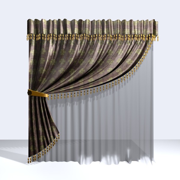 3ds max curtain 4 - CURTAIN 4 by Carrara1